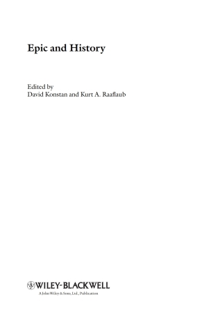 Epic and History