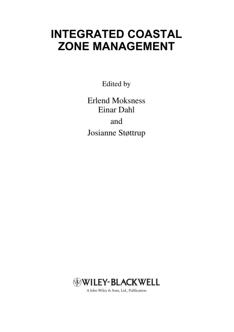 Cover image for book Integrated Coastal Zone Management