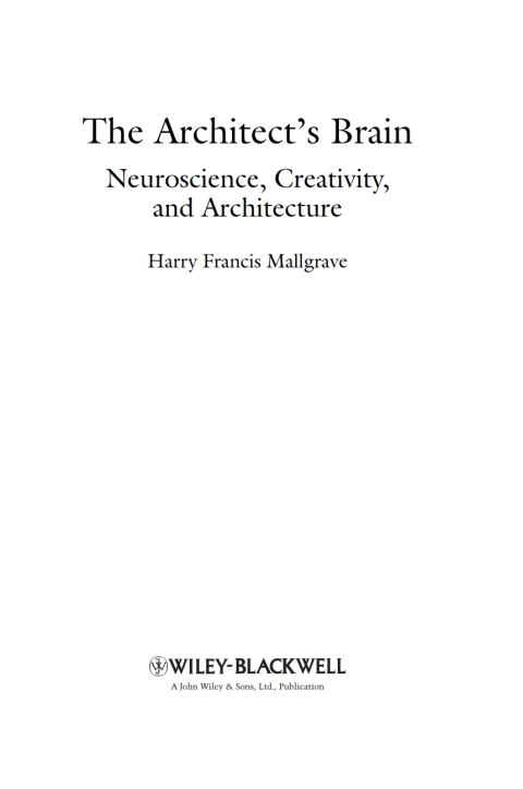 Cover image for book The Architect's Brain