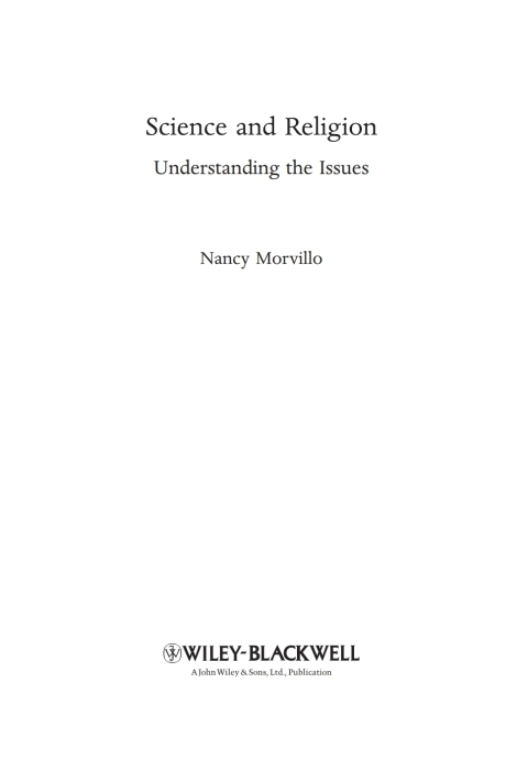 Cover image for book Science and Religion