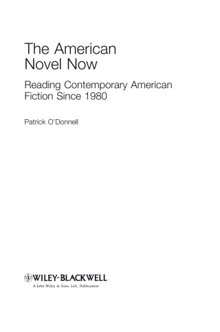The American Novel Now