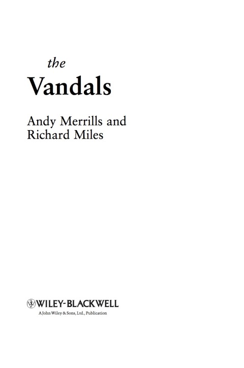 Cover image for book The Vandals