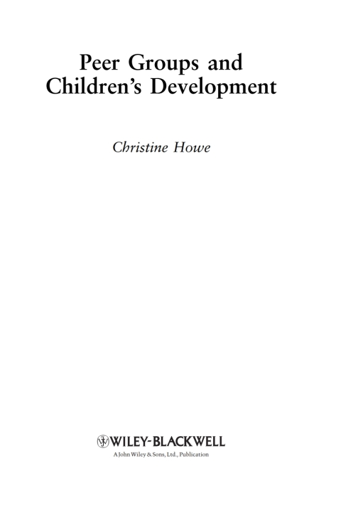 Peer Groups and Children's Development 