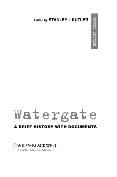 Cover image for book Watergate
