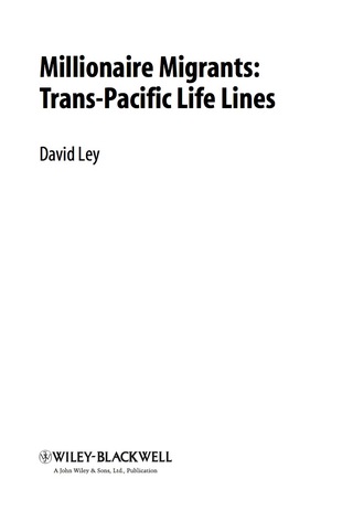 Millionaire Migrants Transpacific Life Lines