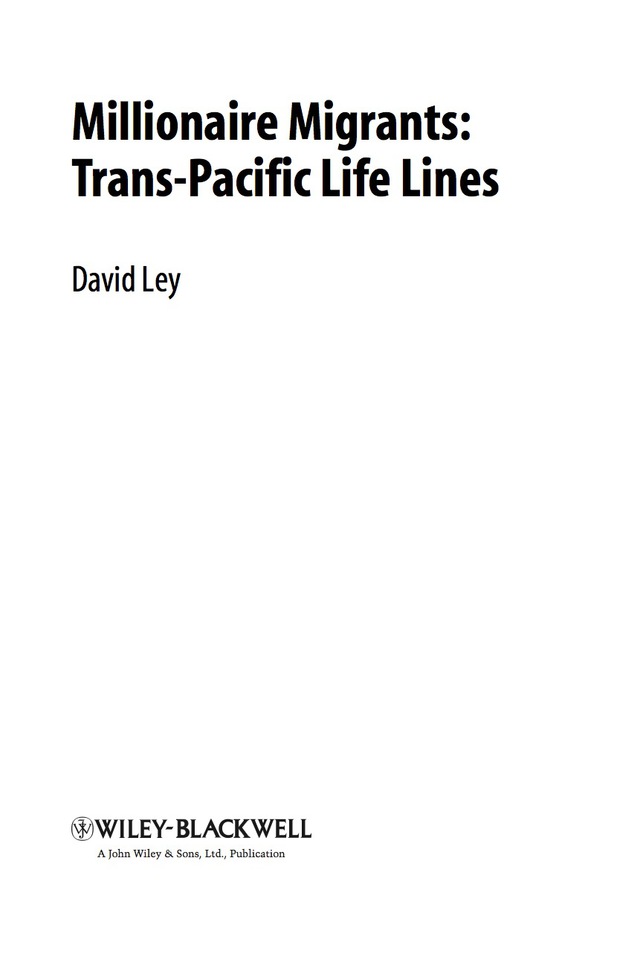 Millionaire Migrants Transpacific Life Lines