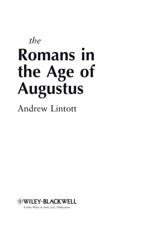 The Romans in the Age of Augustus