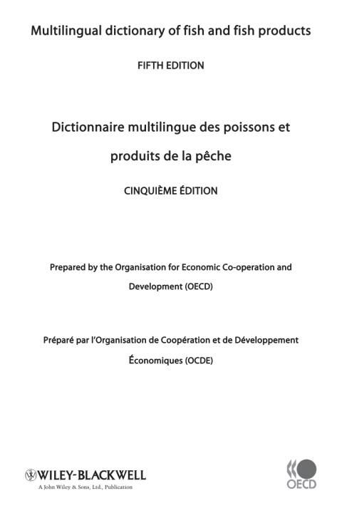 Cover image for book Multilingual Dictionary of Fish and Fish Products