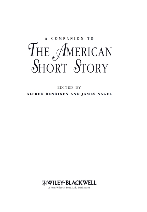 Cover image for book A Companion to the American Short Story