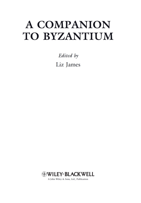 Cover image for book A Companion to Byzantium