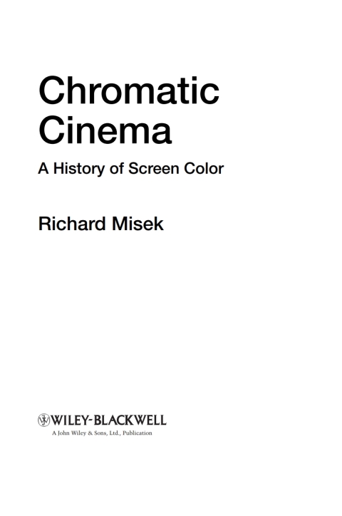 Cover image for book Chromatic Cinema