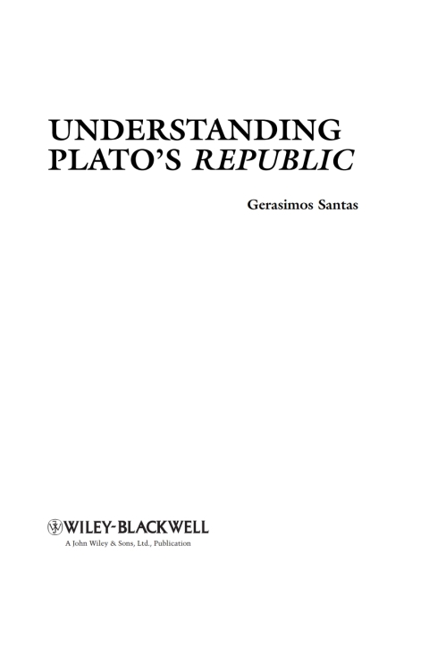 Cover image for book Understanding Plato's Republic
