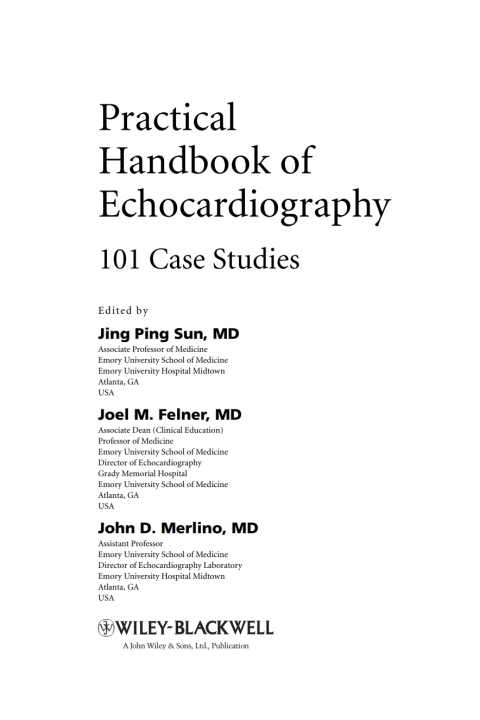 Practical Handbook of Echocardiography: 101 Case Studies 