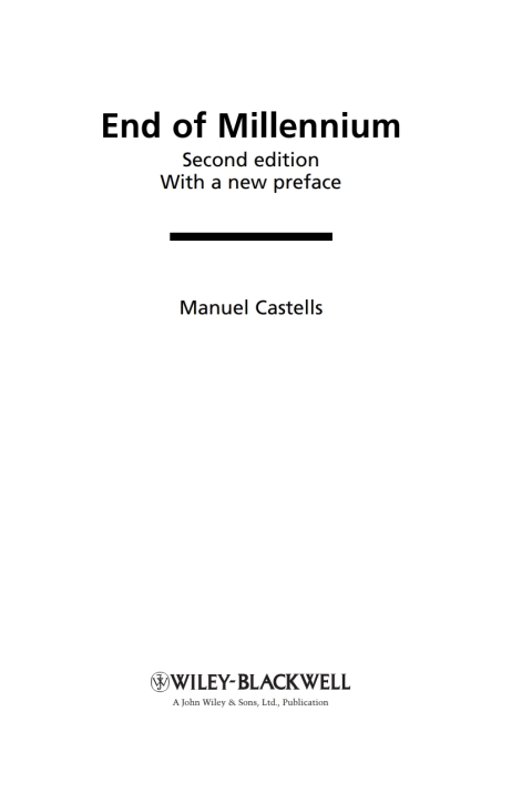 Cover image for book End of Millennium