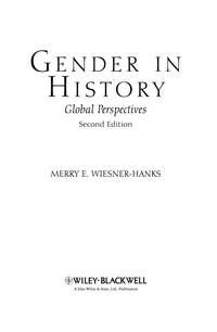 GENDER IN HISTORY GLOBAL PERSPECTIVES PDF visual data 7