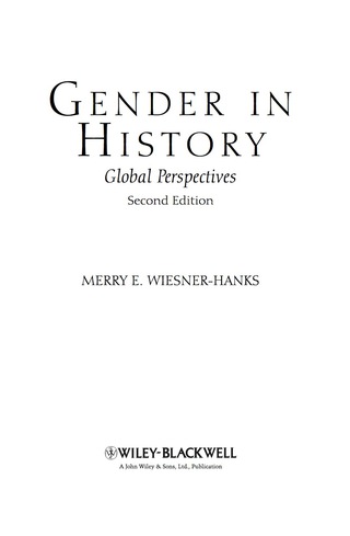 Gender in History Global Perspectives