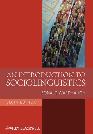 Intro to Sociolinguistics