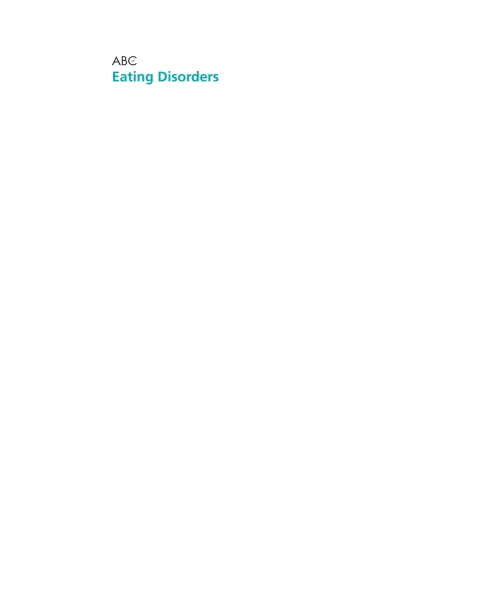 ABC of Eating Disorders 