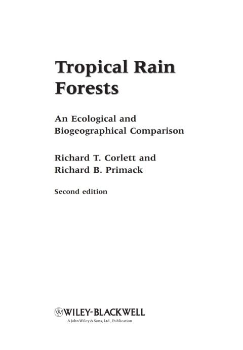 Cover image for book Tropical Rain Forests