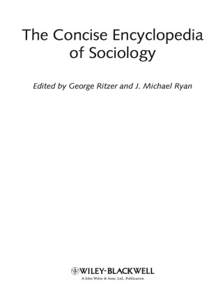 Concise Encyclopedia of Sociology