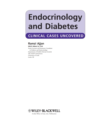 Endocrinology and Diabetes