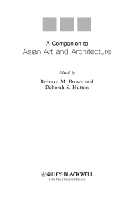 Cover image: A Companion to Asian Art and Architecture 1st edition 9781405185370