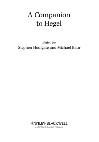A Companion to Hegel