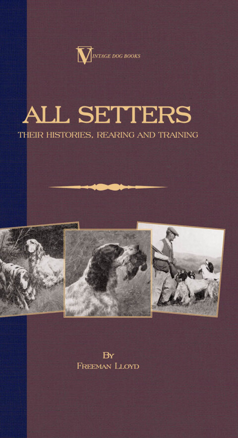 Cover image for book All Setters: Their Histories, Rearing & Training (A Vintage Dog Books Breed Classic - Irish Setter / English Setter / Gordon Setter)