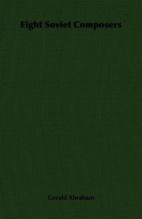 Cover image for book Eight Soviet Composers