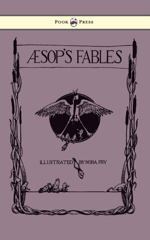Cover image for book Aesop's Fables - Illustrated in Black and White by Nora Fry