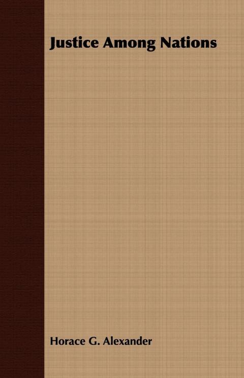 Cover image for book Justice Among Nations