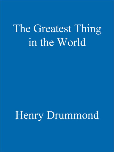 Cover image for book The Greatest Thing in the World (Hodder Classics)