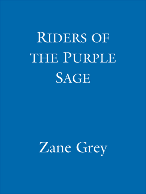 Cover image for book Riders of the Purple Sage