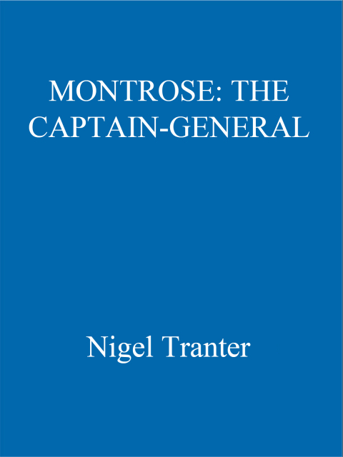 Cover image for book Montrose, the Captain General