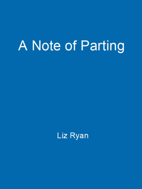 Cover image for book A Note of Parting