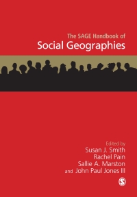 Cover image: The SAGE Handbook of Social Geographies 1st edition 9781412935593
