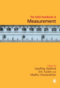 SAGE HANDBOOK OF MEASUREMENT