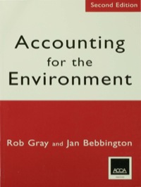 Cover image: Accounting for the Environment 2nd edition 9780761971368