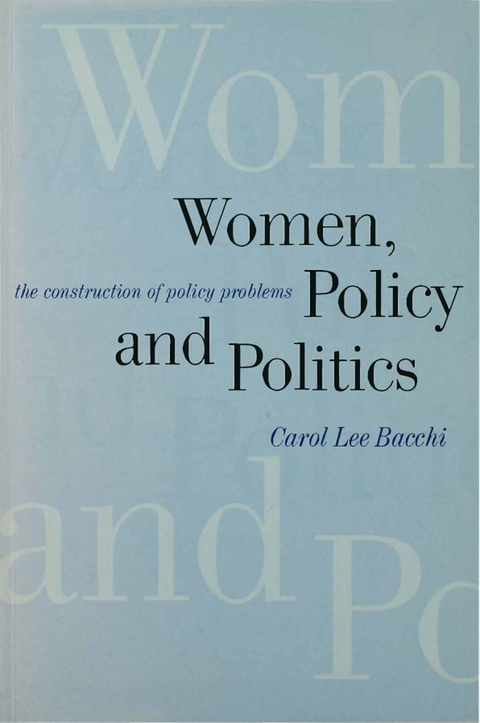 Cover image for book Women, Policy and Politics