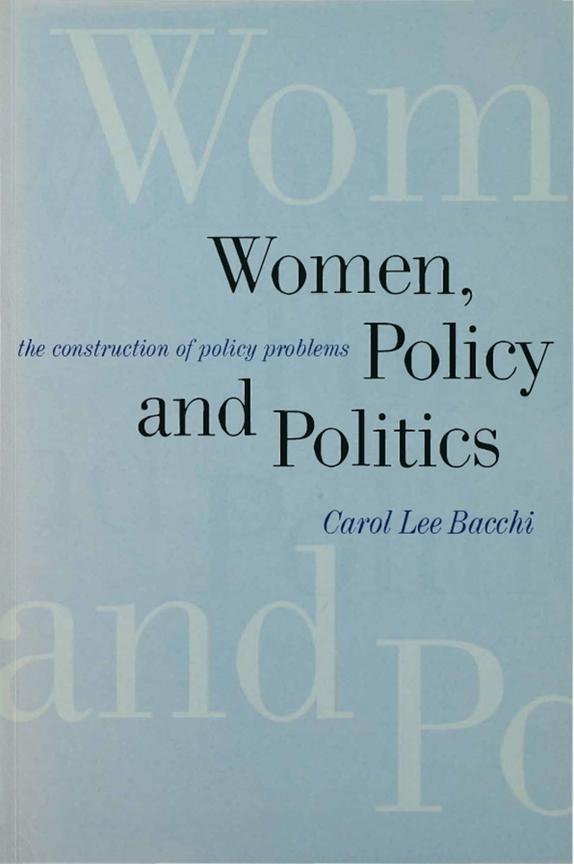 Women Policy and Politics the Construction of Policy Problems