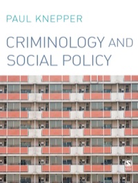 Cover image: Criminology and Social Policy 1st edition 9781412923385
