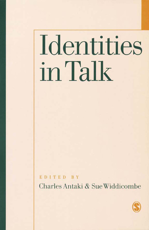 Cover image for book Identities in Talk