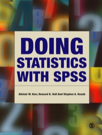 Cover image: Doing Statistics With SPSS 1st edition 9780761973843