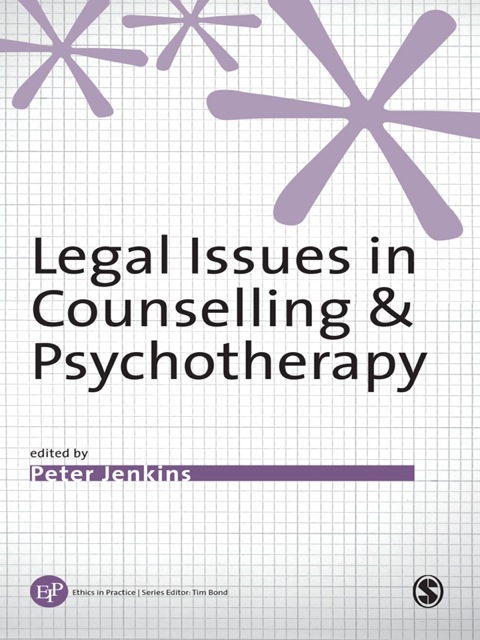 Cover image for book Legal Issues in Counselling & Psychotherapy