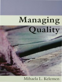 MANAGING QUALITY