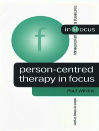 Cover image: Person-Centred Therapy in Focus 1st edition 9780761964865