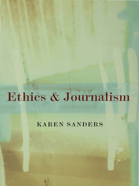 Cover image for book Ethics and Journalism