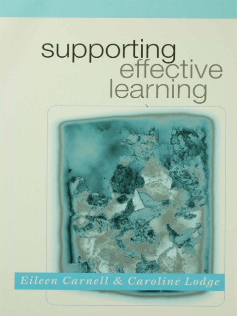 Cover image for book Supporting Effective Learning