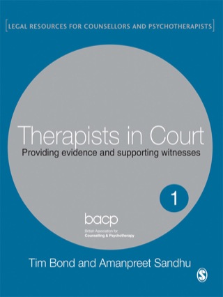 Therapists in Court Providing Evidence and Supporting Witnesses
