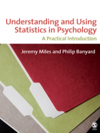 Cover image: Understanding and Using Statistics in Psychology 1st edition 9780761943969